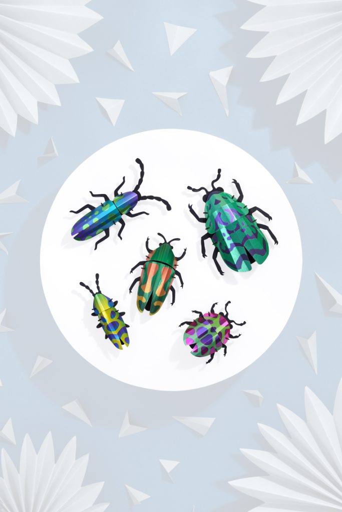 Assembli beetle set green top 20%