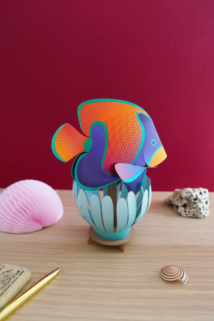 Assembli Coral Reef Community Majestic Angelfish kleinmeer Coral Reef Community Majestic Angelfish