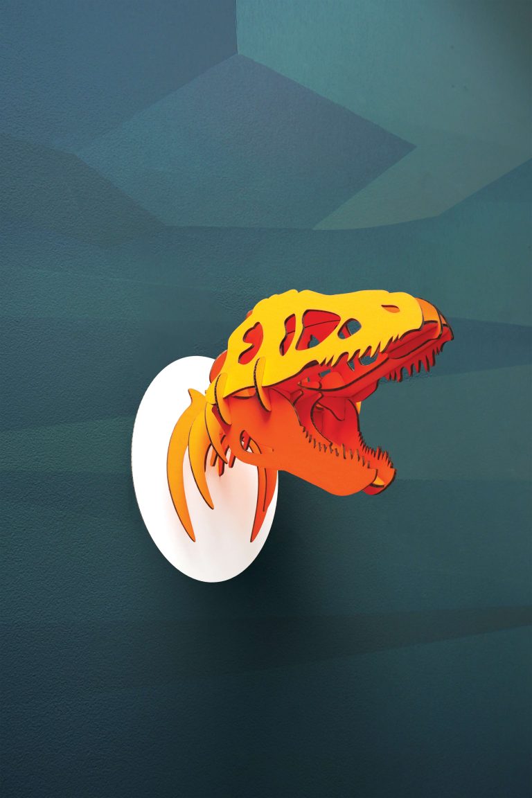 Assembli T-rex Skeleton orange wikkel