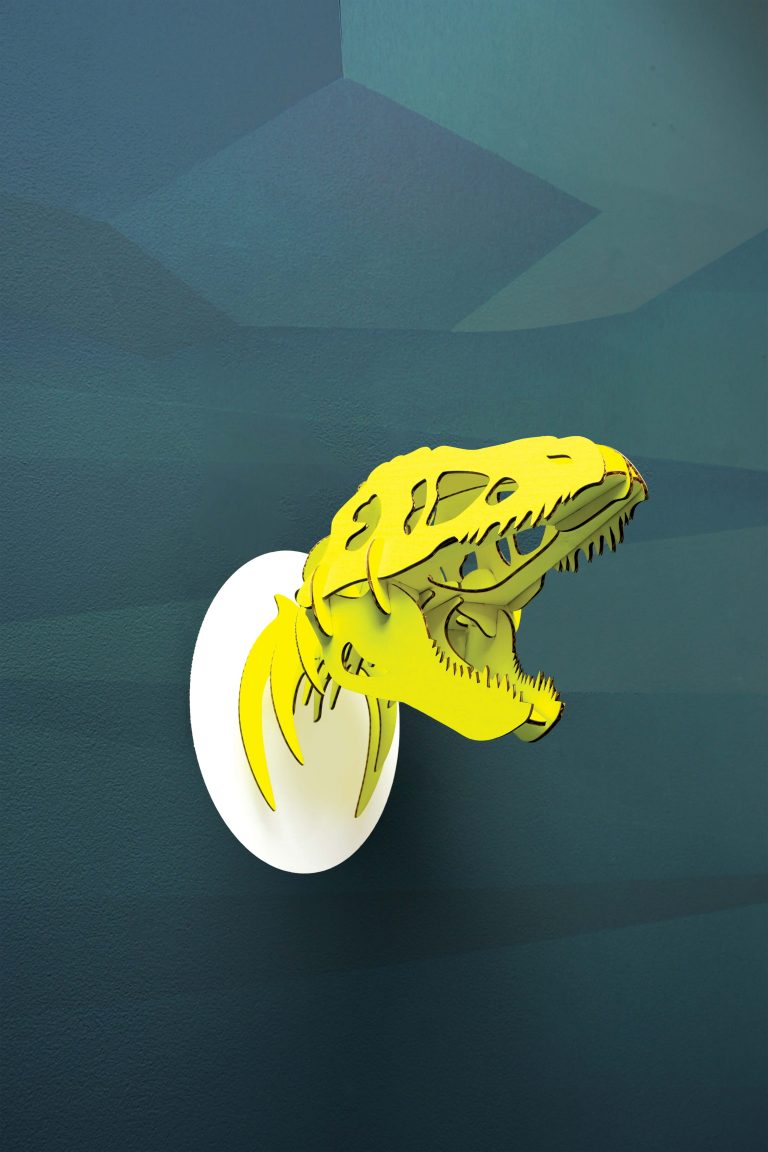 Assembli T-rex Skeleton yellow