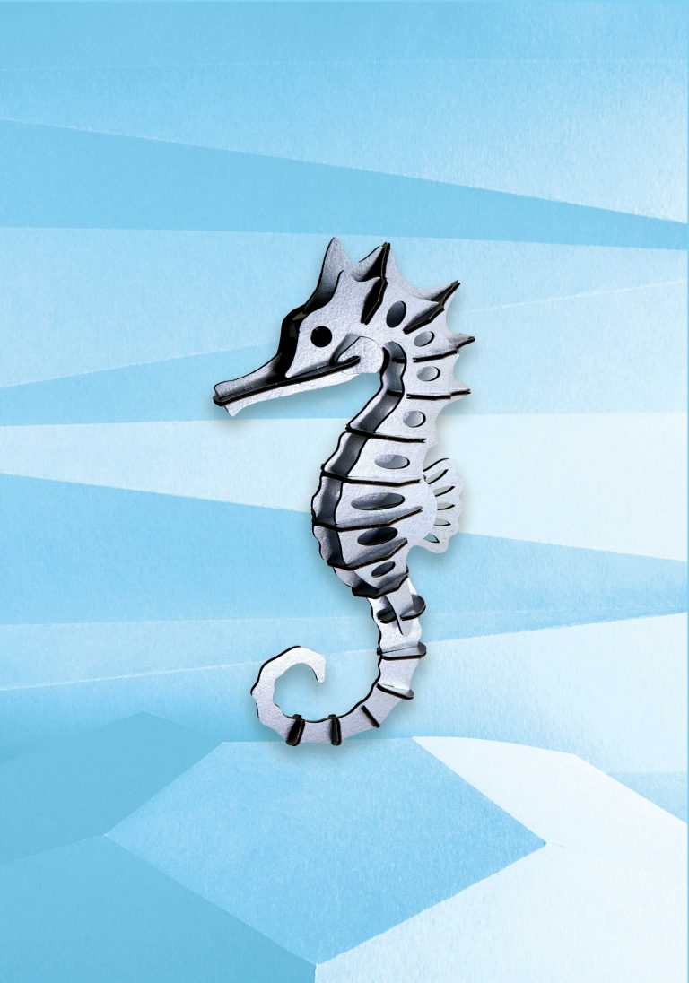 Assembli Seahorse silver wikkel