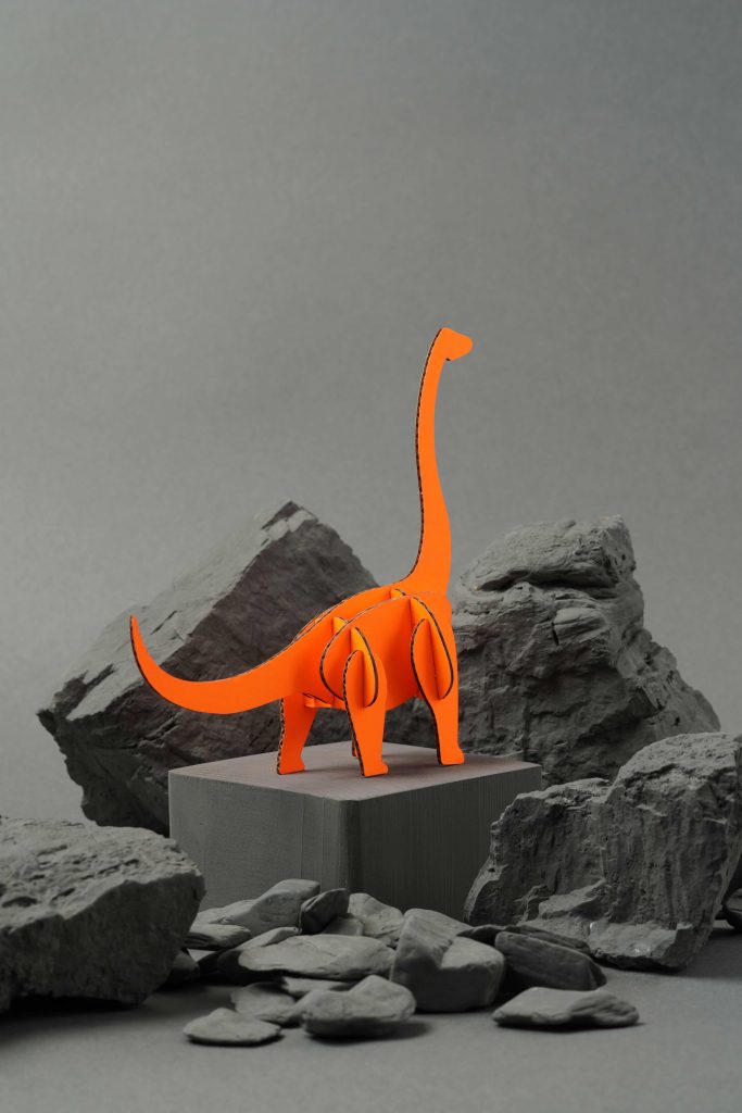 Assembli Braciosaurus orange 2