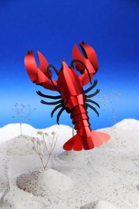 3D Paper Lobster | Assembli