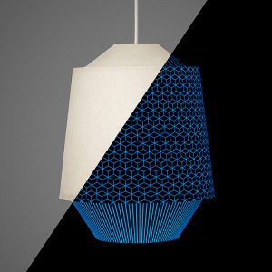 3D Papieren Glow in the Dark Lamp - Loena Tall | Assembli