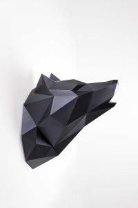 Paper animals | Wolf head | Assembli