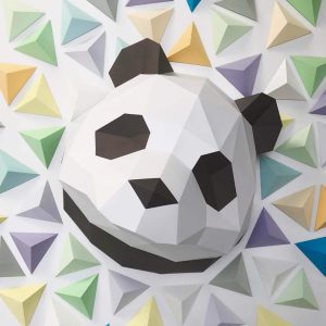 Animal wall mounts | Papercraft Panda | Assembli