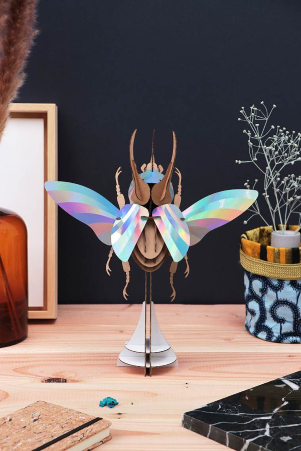 Assembli 3D Paper Atlas Beetle Premium rainbow mirror