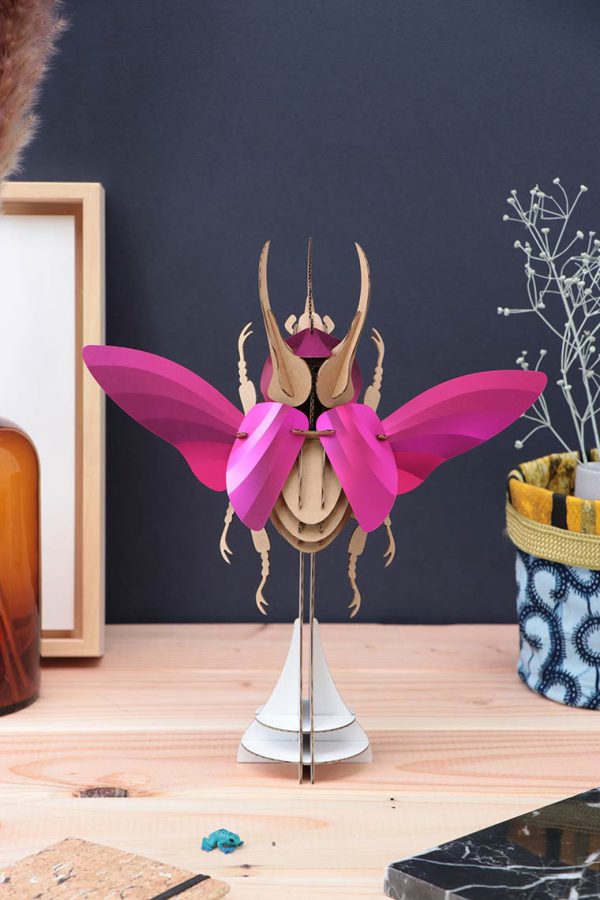 Assembli 3D Paper Atlas Beetle Premium pink