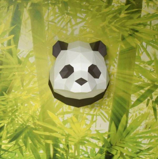 3D Papieren Panda | DIY Muurdecoratie | Assembli