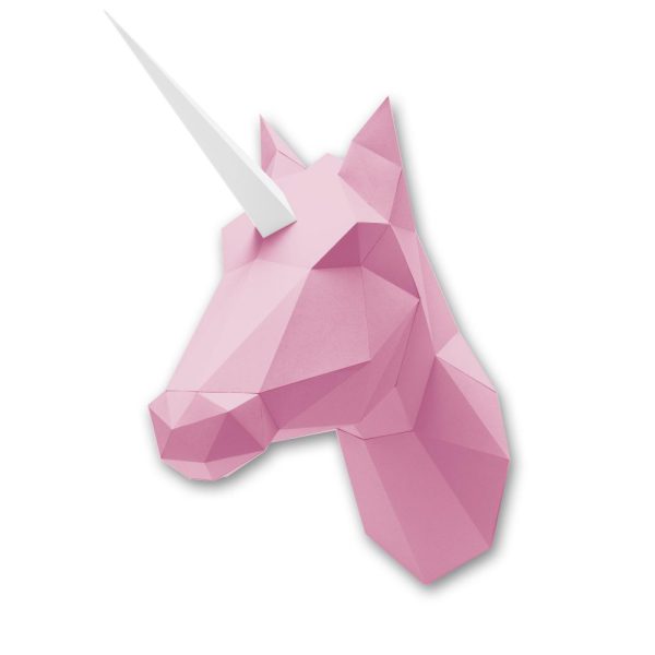 3D Papieren Paard Eenhoorn | DIY Muurdecoratie | Assembli