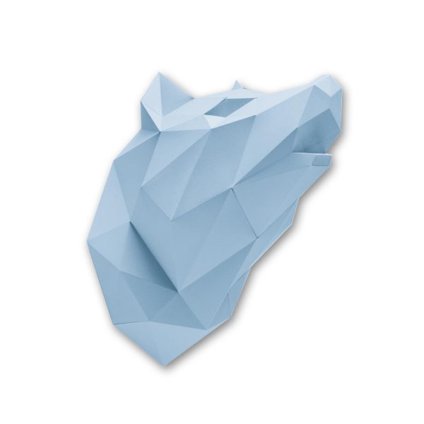 3D Papieren Wolf | DIY Muurdecoratie | Assembli