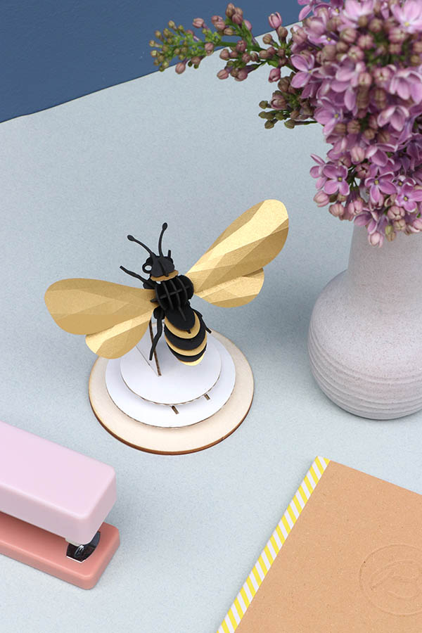 3D Papieren Honingbij | DIY Interieurdecoratie | Assembli