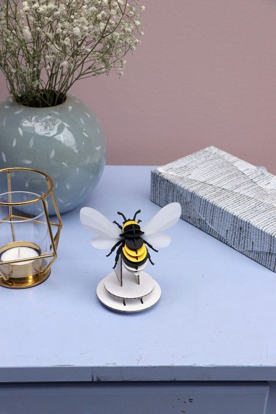 Insecte Bourdon en papier 3D | DIY Décoration d'Intérieur | Assembli