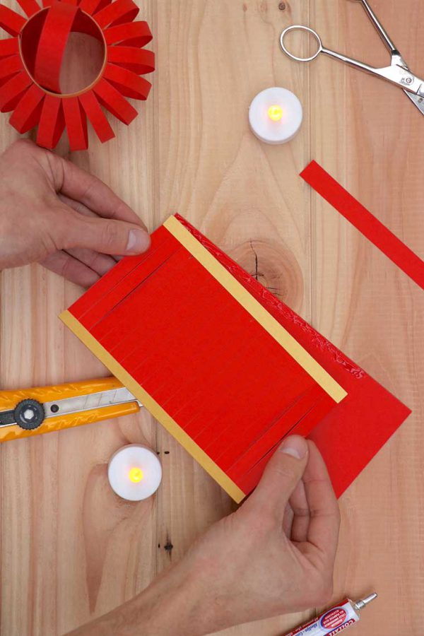Step 4 Paper Chinese Lantern Template
