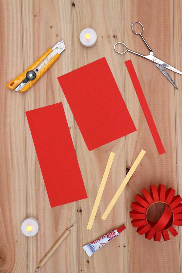 Step 1 Paper Chinese Lantern Template