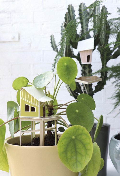 3D Papieren planten huisjes | Cottage Town | Assembli
