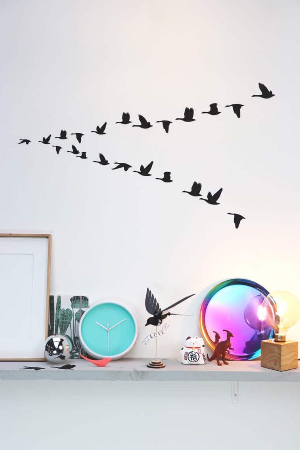 3D Papier Gänse Flug Kollektion | DIY Wand Dekoration | Assembli