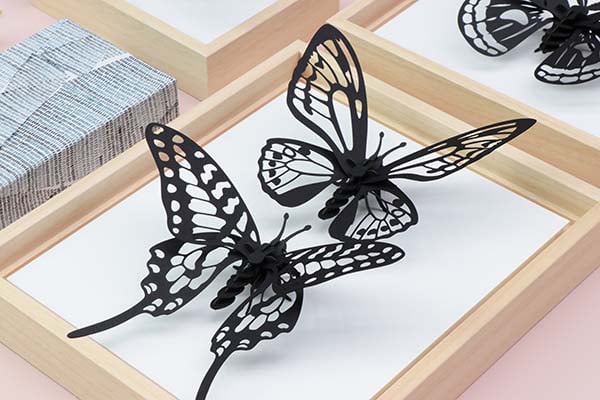 Papillon Épée en papier 3D | DIY Décoration d'Intérieur | Assembli
