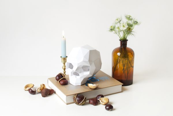 Crâne de Sapiens en papier 3D | DIY Décoration d'intérieur | Assembli