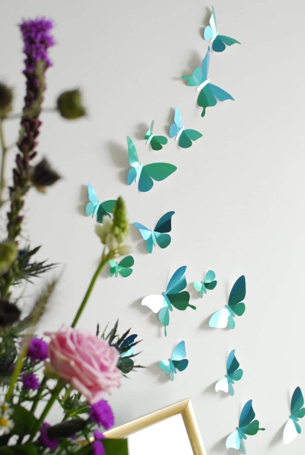 Collection Papillon en papier 3D | DIY Décoration | Assembli