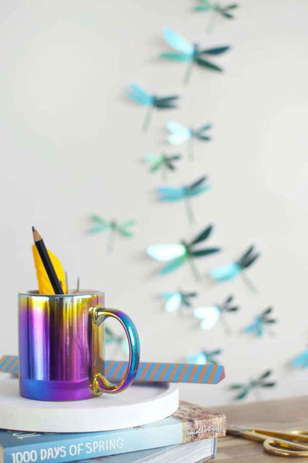 3D Papieren Libelle Collectie | DIY Papieren Decoratie | Assembli