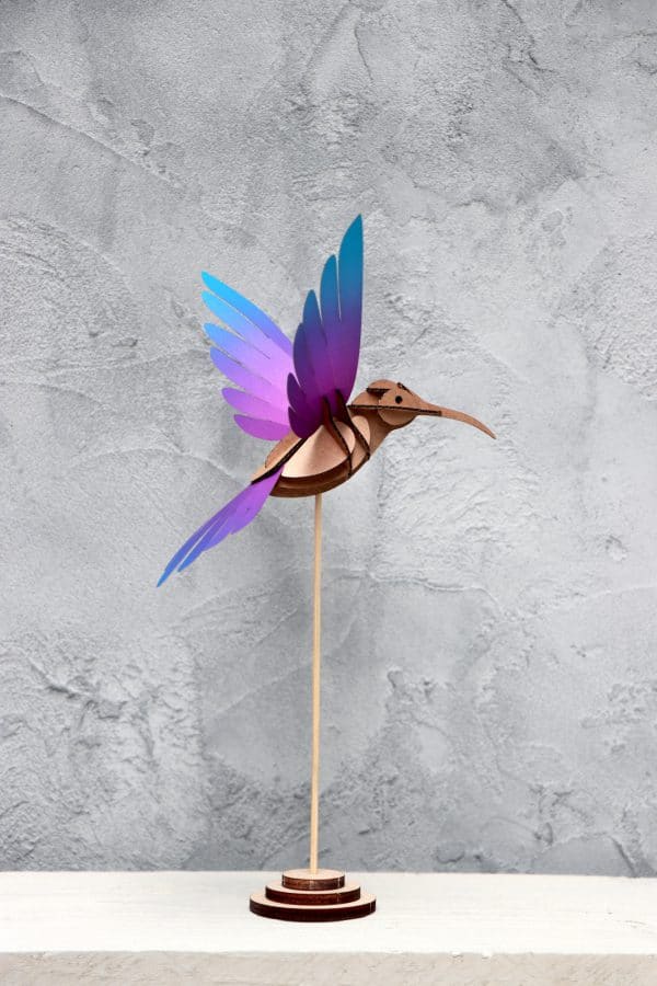Assembli 3D Paper Bird Colibri