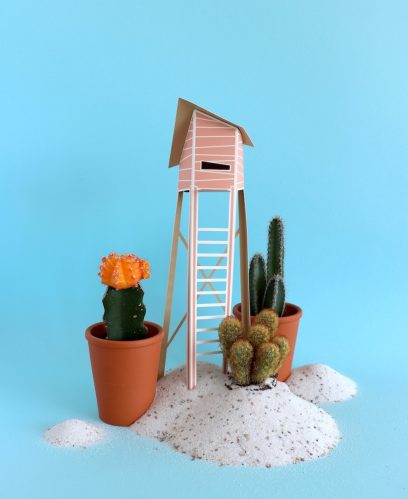 3D Papieren planten huisjes | Cottage Town | Assembli
