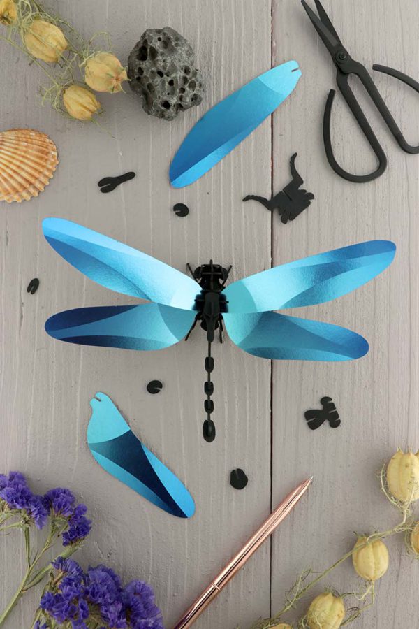 Assembli 3D Paper Dragonfly Insect