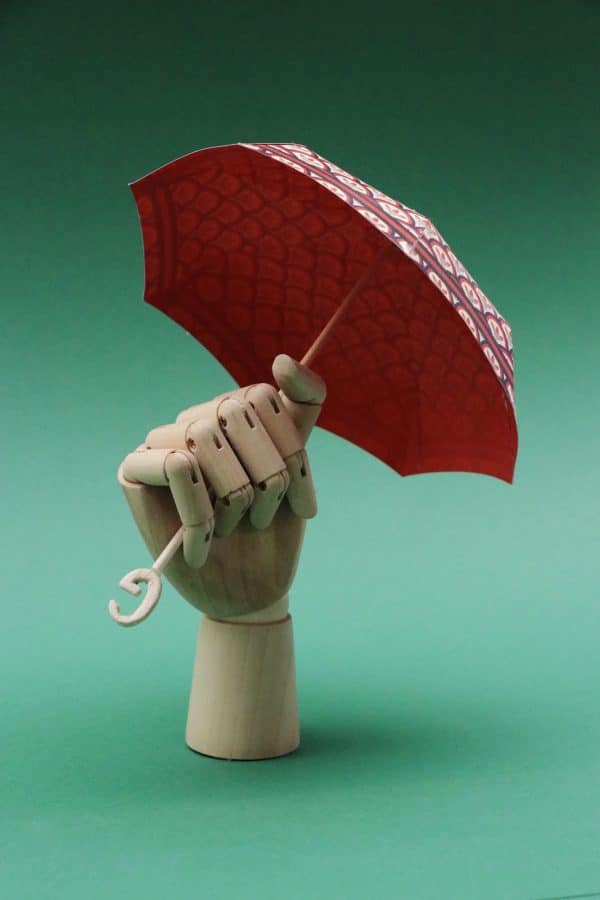 3D Papieren Paraplu | Template | Assembli