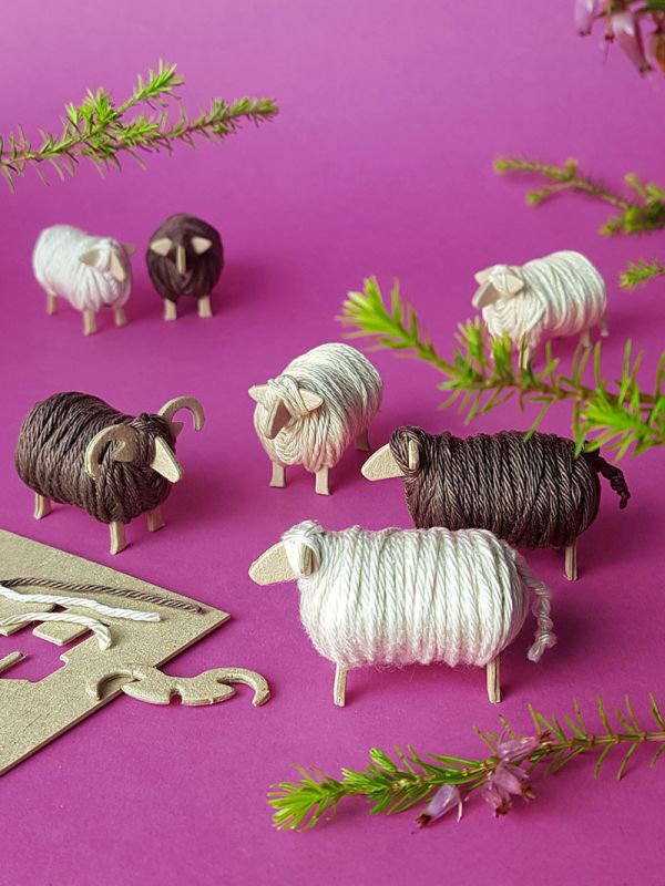 Make your own Flock of Sheep - Piet Design