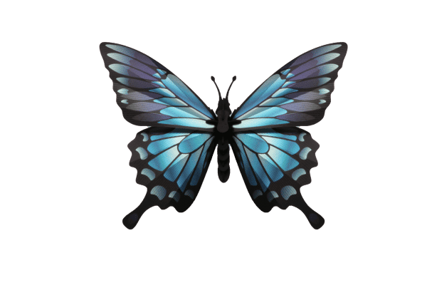 Assembli 3D Paper Blue Mountain Butterfly