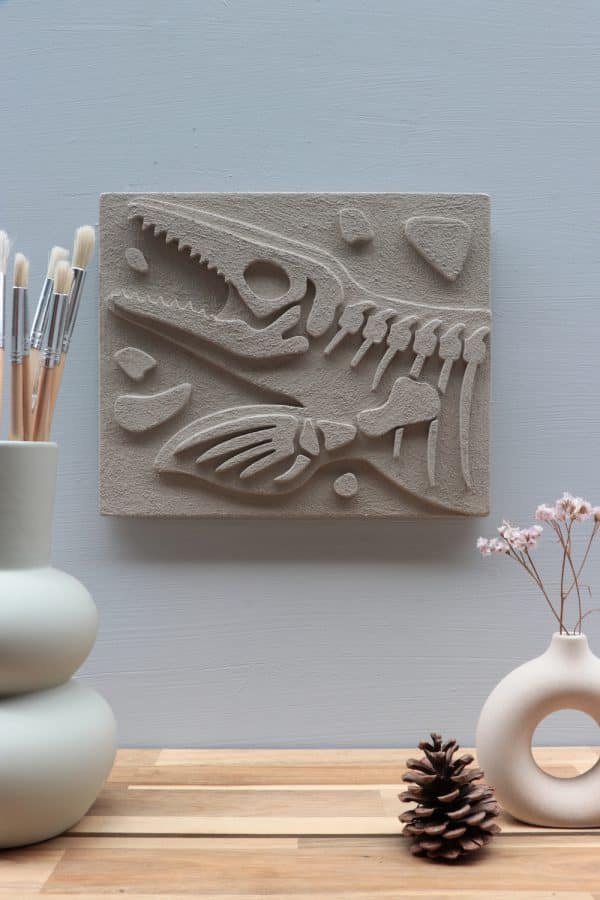 Assembli 3D DIY Fossil Kit Mosasaurus ash grey
